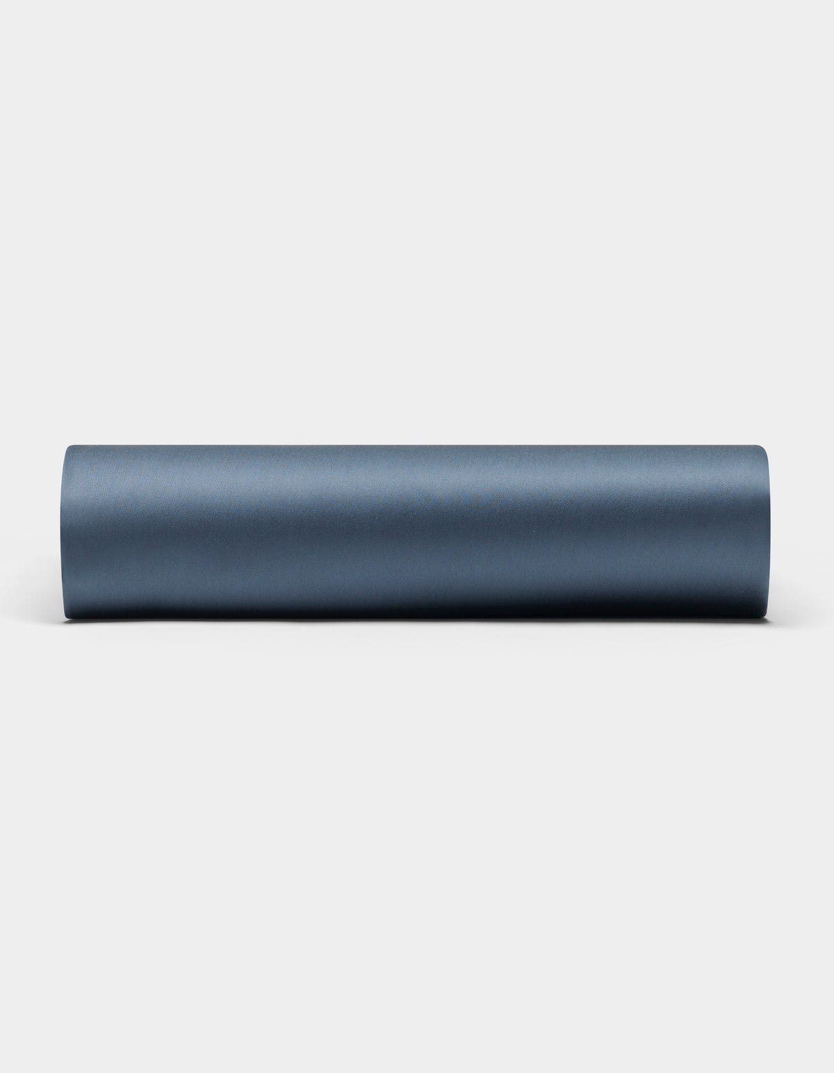 A Bamboo Fitted Sheet by Cozy Earth is laid out on a plain white background.|Color:Pacific Blue