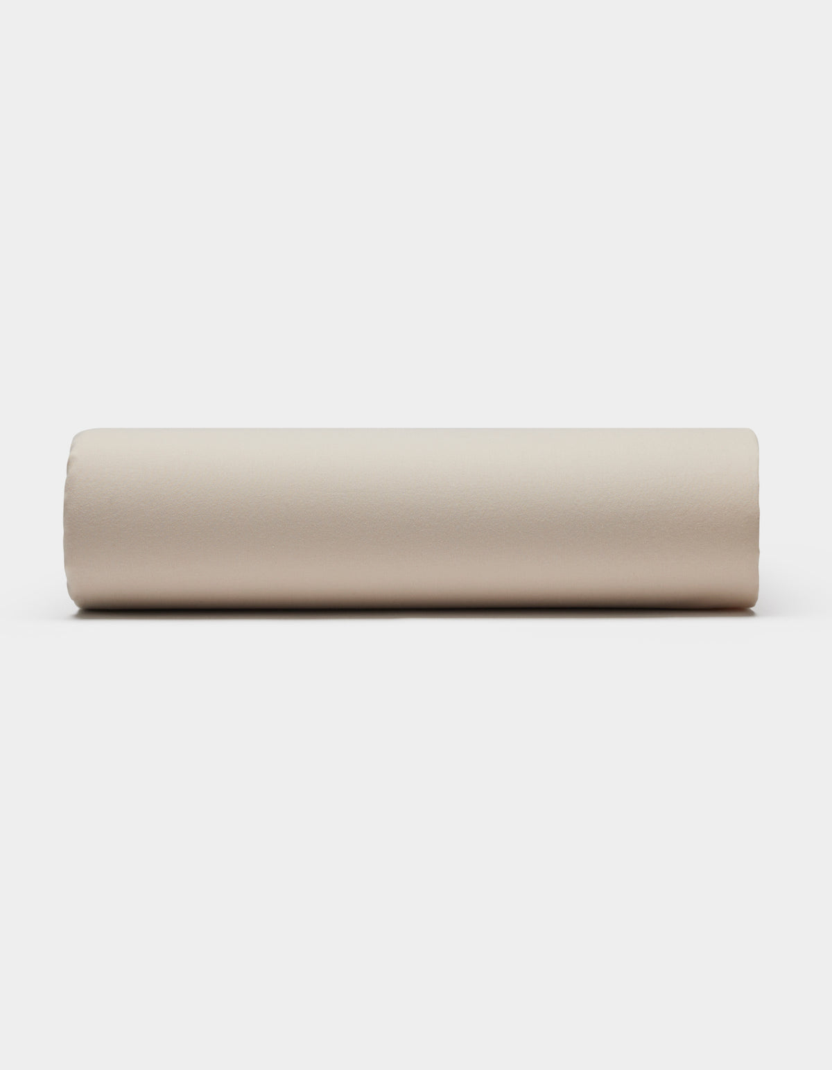 A Soft-Wash Cotton Fitted Sheet by Cozy Earth is displayed flat on a plain white background.