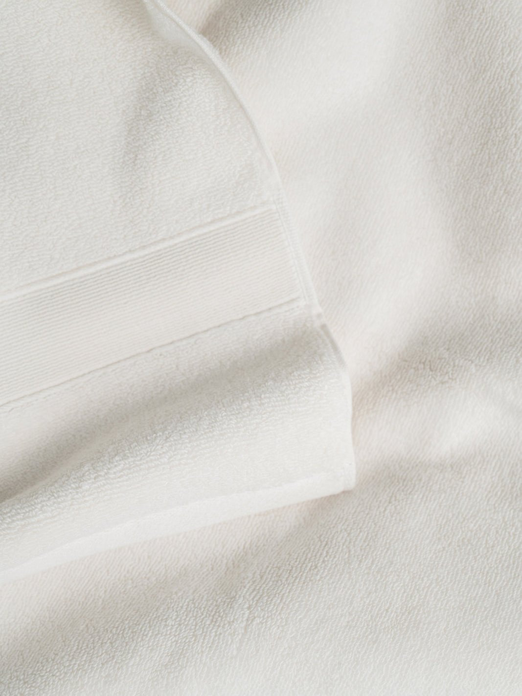 Close up of seashell luxe towel 