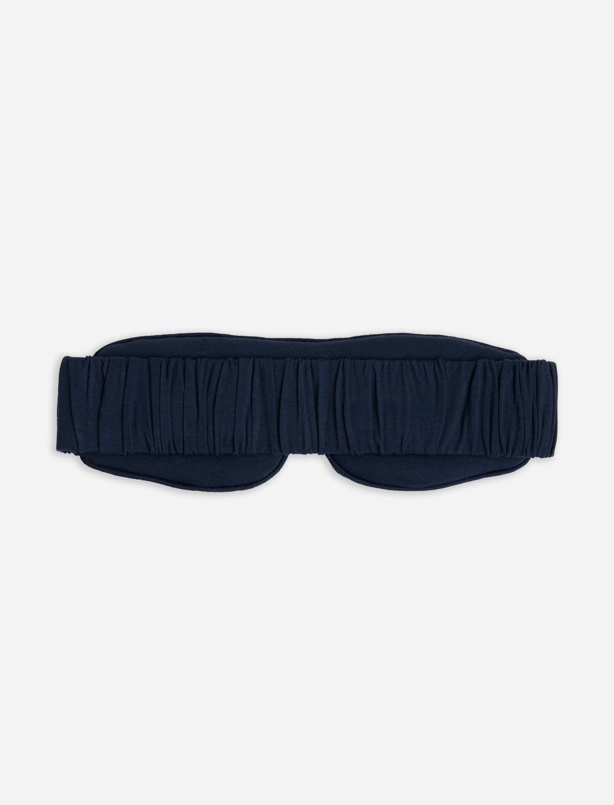 Navy sleep mask with white background 