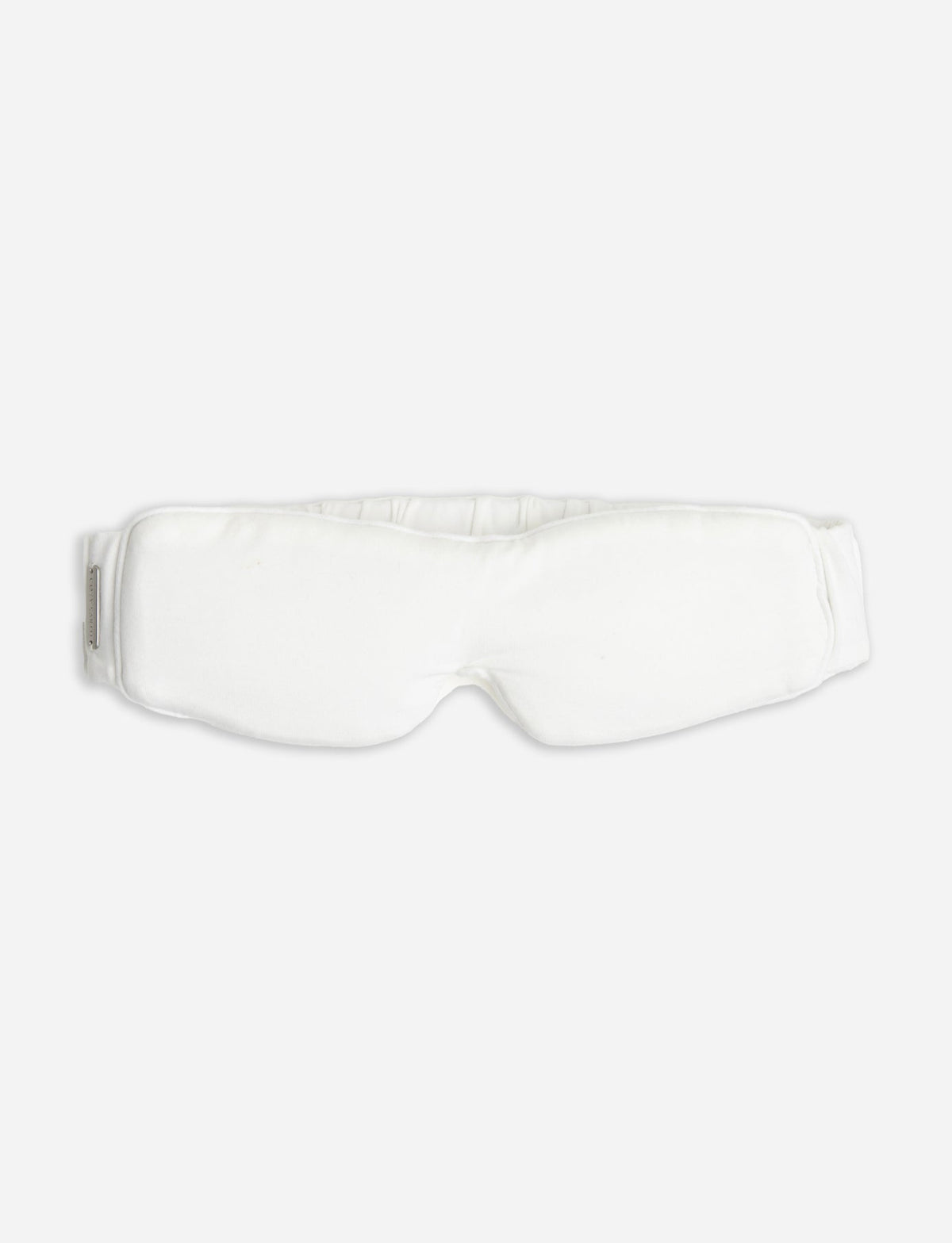 Ivory sleep mask with white background 
