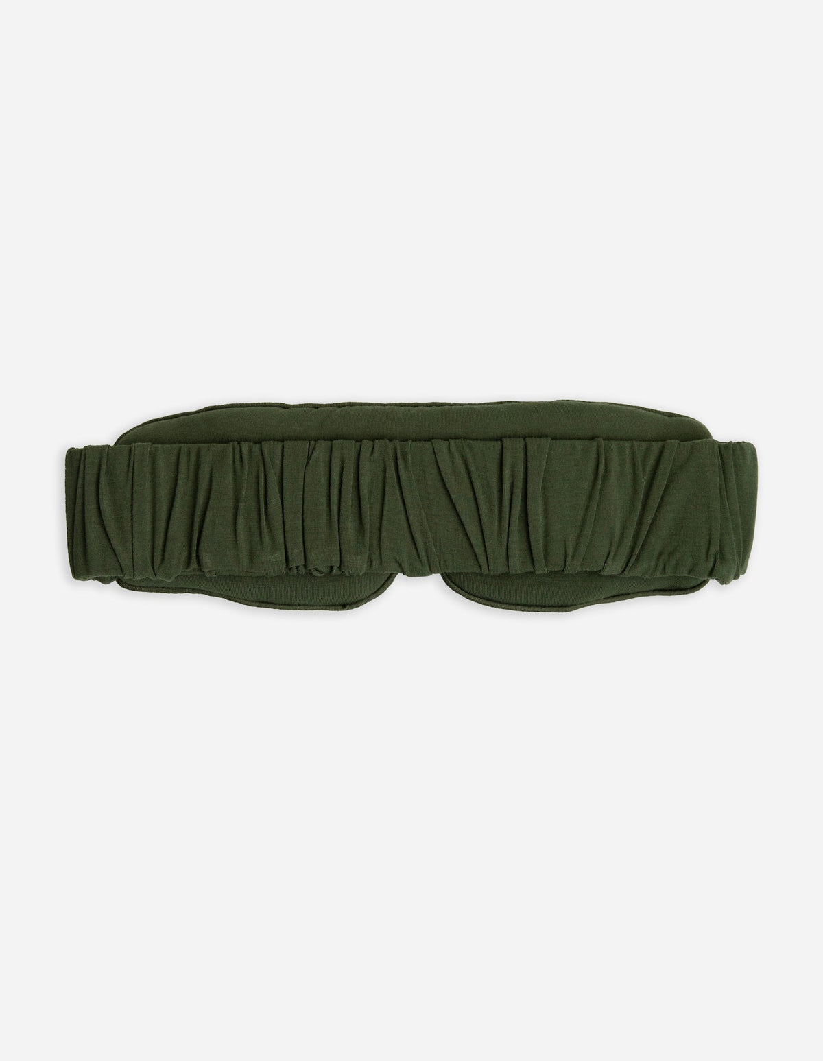 Olive sleep mask with white background |Color:Olive