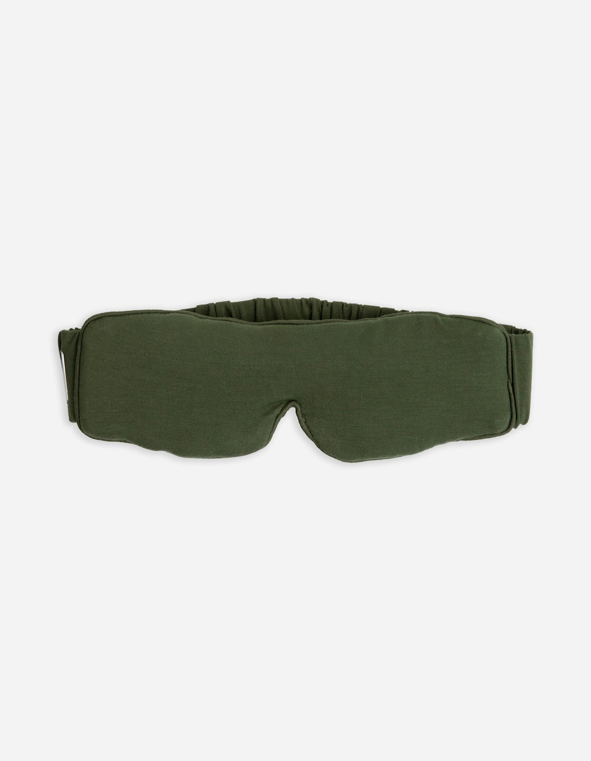 Olive sleep mask with white background |Color:Olive